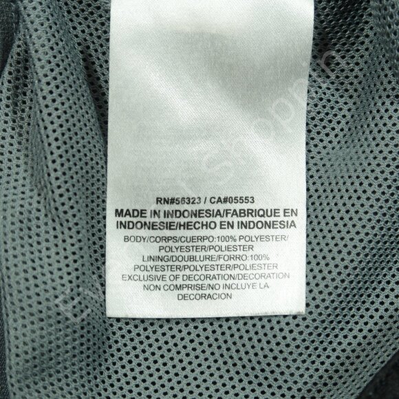 Nike Georgia Bulldogs Pants Mens M Black Track Mesh Lined Stretch Waist - Picture 7 of 8